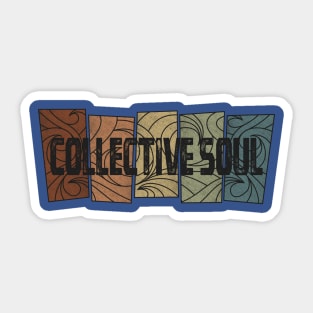 Collective Soul - Retro Pattern Sticker